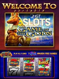 IGT Slots Game of the Gods portable